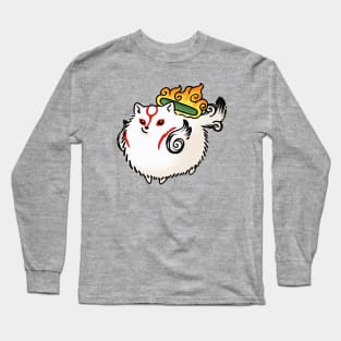 Smol Amaterasu Long Sleeve T-Shirt